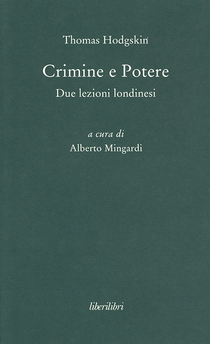 Crimine e Potere. Due lezioni londinesi